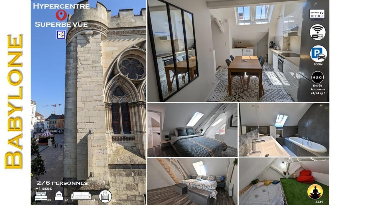 3 Appartements Premium Au Pied De La Cathedrale - Hypercentre Sens Esterno foto